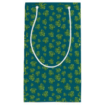 Sac cadeau feuille de Monstera