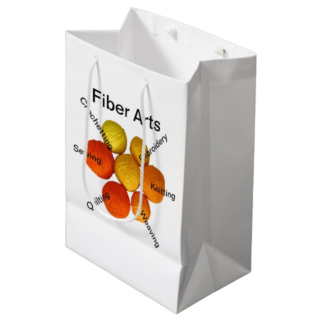 Sac cadeau - Fiber Arts (Devant Angle)