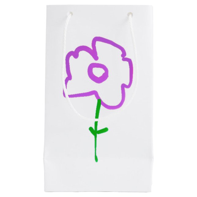 SAC CADEAU FLEUR  STYLE DESIGN  (Devant)