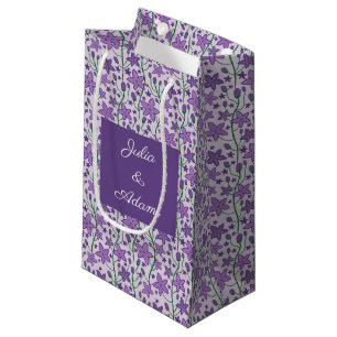 Sac Cadeau Fleur Violette
