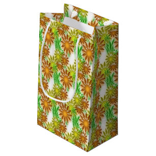Sac cadeau - Fleurs néon 3D