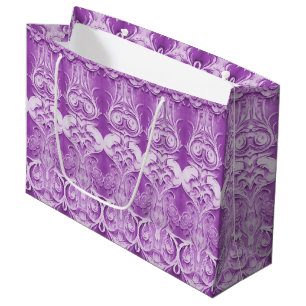Sac Cadeau Fleurs Violettes Prospèrent