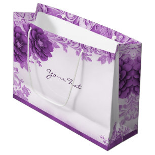 Sac Cadeau Fleurs Violettes Prospères
