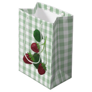 Sac cadeau fraise