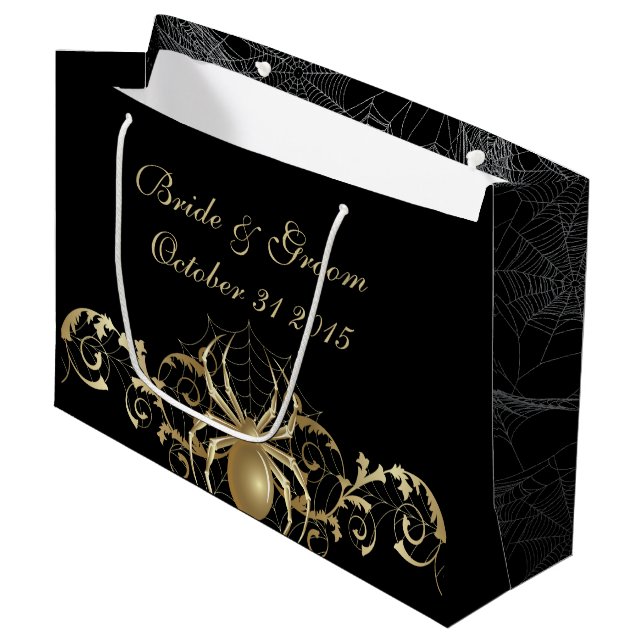 Sac cadeau Golden Spider (Devant Angle)