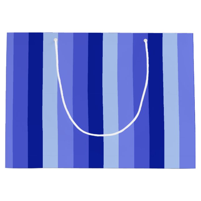 Sac Cadeau Grand Format Jours Bleus (Devant)