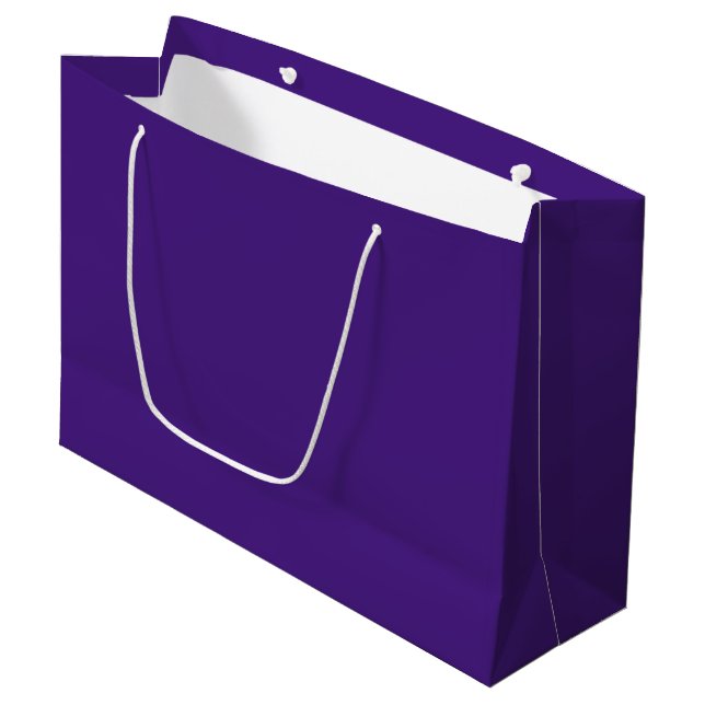 Sac Cadeau Grand Format Violet Monstre (Devant Angle)
