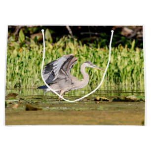 Sac Cadeau Grand héron bleu