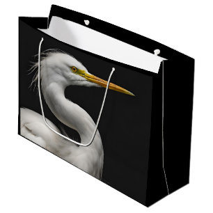Sac Cadeau Grand Portrait d'aigle blanche II