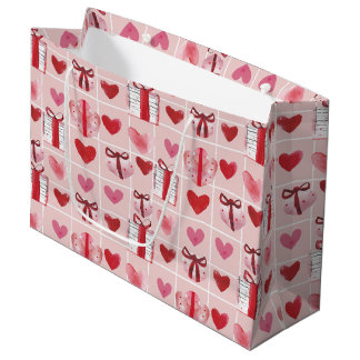 Sac Cadeau Grand sac-cadeau enveloppé d'amour