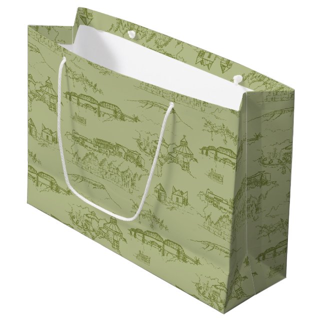 Sac Cadeau Grand Toile Chattanooga (Devant Angle)