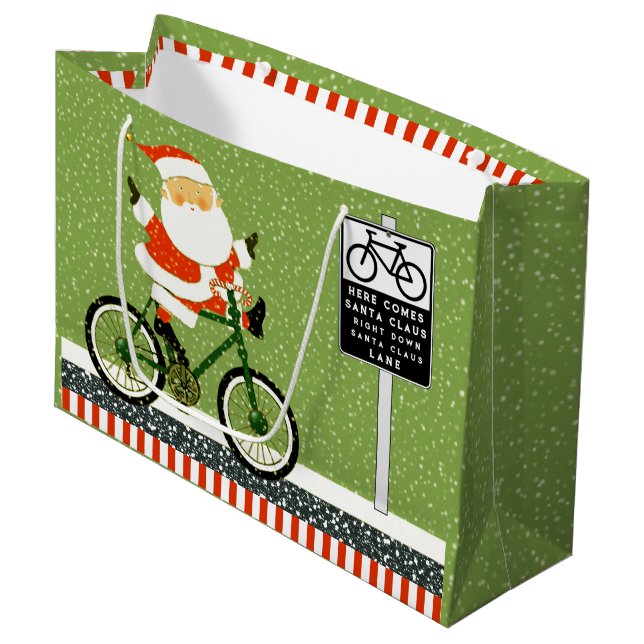 Sac Cadeau Grand Vacances Cycliste (Devant Angle)