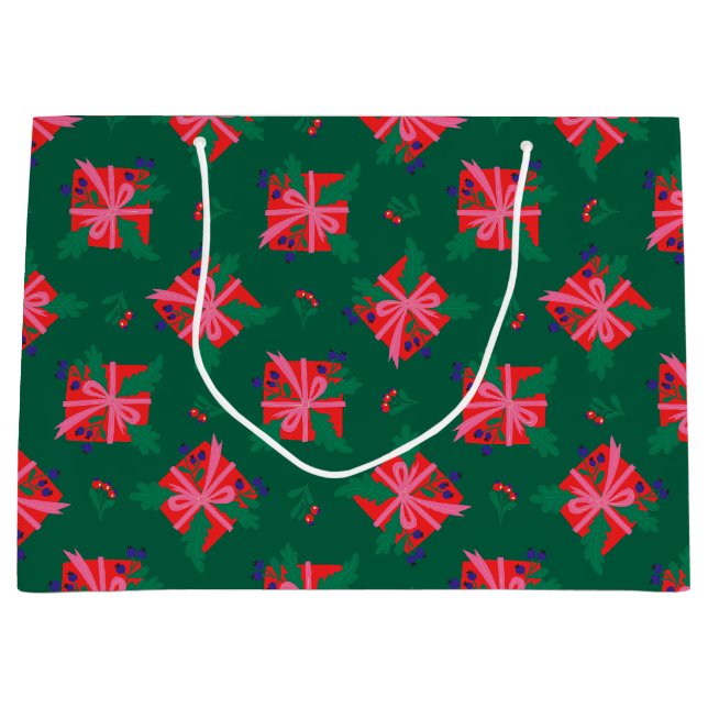 Sac cadeau Green Holiday (Devant)