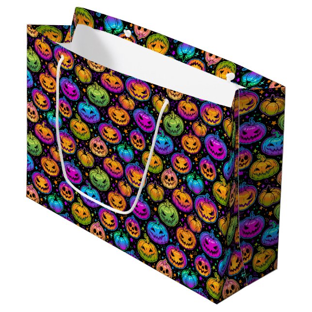 Sac cadeau Halloween (Devant Angle)