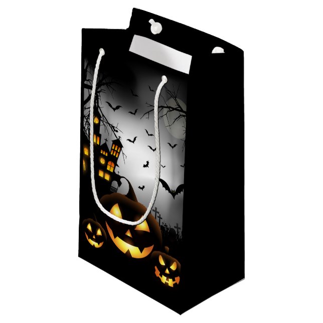 Sac cadeau Halloween (Devant Angle)