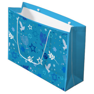 Sac cadeau Hanoukka Stars
