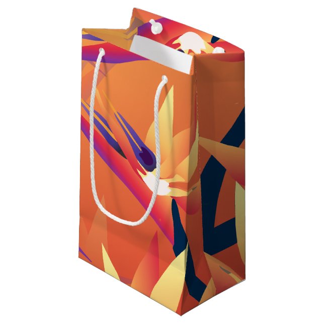Sac cadeau Hawaiian Tropical Bird of Paradise Luau (Devant Angle)