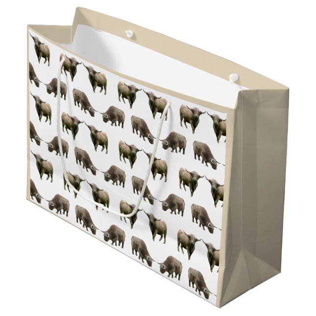 Sac Cadeau Highland Cow Frenzy (Devant Angle)