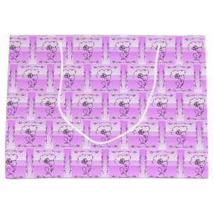 Sac Cadeau Horizontal Lavande Flowing Beauty