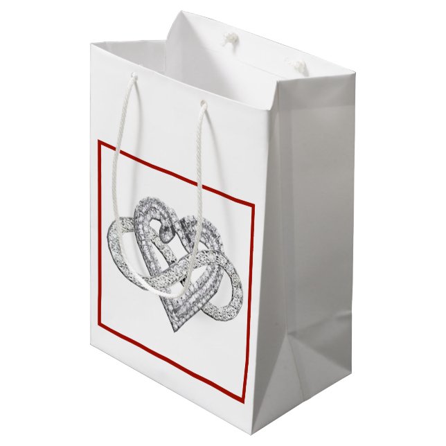 Sac cadeau infinity Heart (Devant Angle)