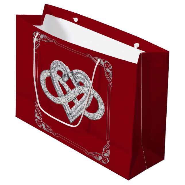 Sac cadeau infinity Heart (Devant Angle)