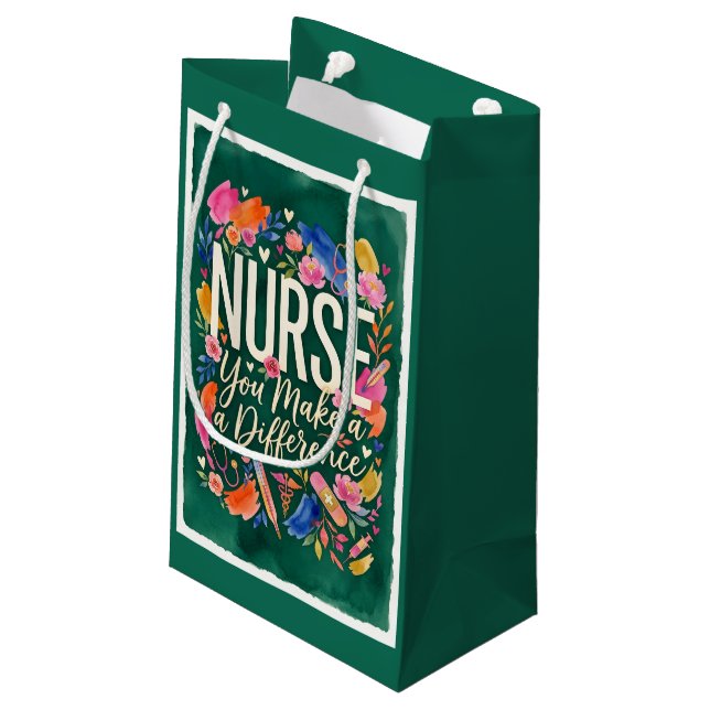 Sac Cadeau Infirmière Vous Faites Une Différence (Dos Angle)