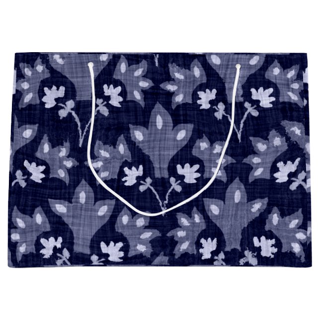 SAC CADEAU JAPONAIS FLORAL MODÈLE PERSONNALISÉ (Devant)