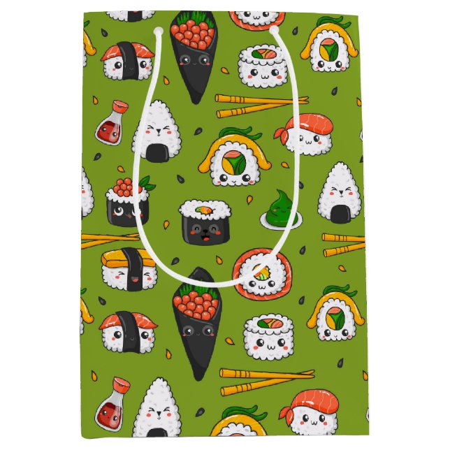 Sac cadeau Kawaii Sushi (Devant)