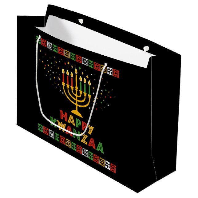 Sac cadeau Kwanzaa (Devant Angle)