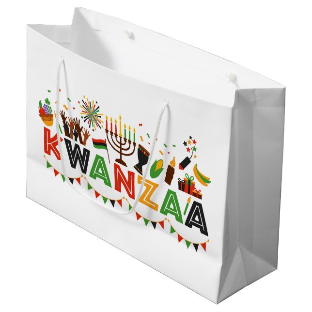 Sac cadeau Kwanzaa (Devant Angle)