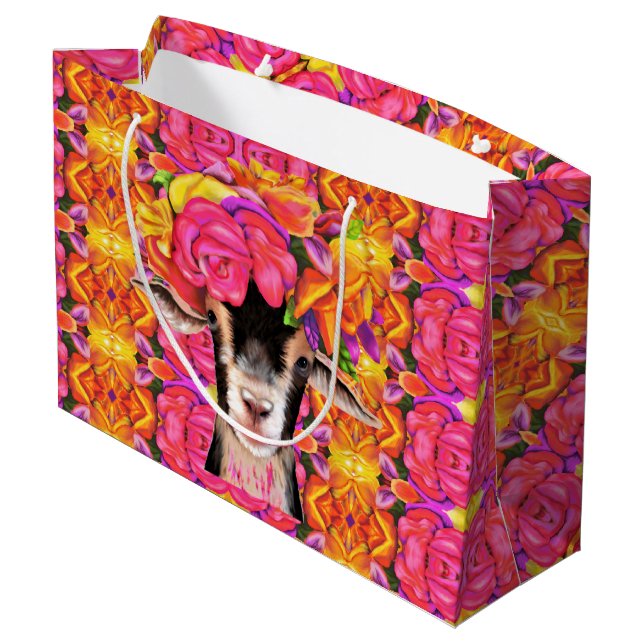 Sac cadeau Lg Posey la chèvre (Dos Angle)