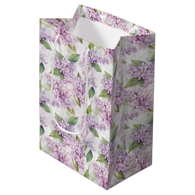 Sac cadeau Lilacs (Devant Angle)