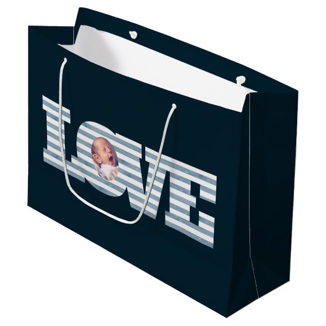 Sac cadeau Love Photo (Devant Angle)