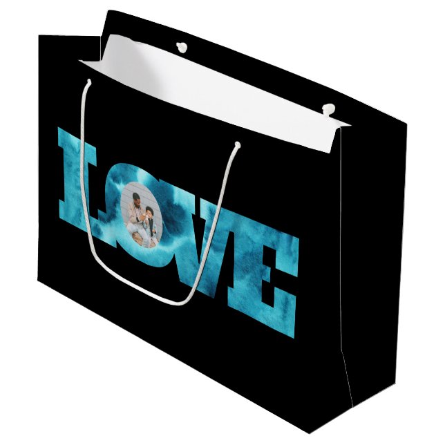 Sac cadeau Love Photo (Devant Angle)