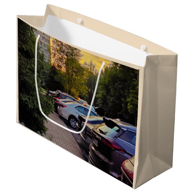 Sac Cadeau Lumière du Soir – Personnalisable (Devant Angle)