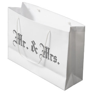 Sac cadeau M. & Mme Blackletter Wine