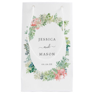 Sac cadeau Mariage de l'hôtel Soft Greenery