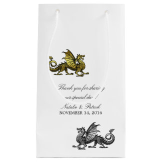 Sac cadeau Mariage Gold Silver Dragon