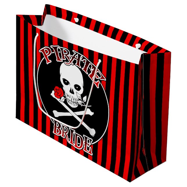 Sac cadeau Mariée Pirate (Devant Angle)