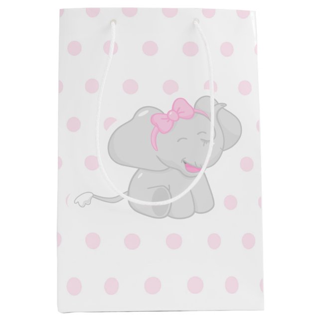 Sac cadeau mignon Baby shower (Devant)
