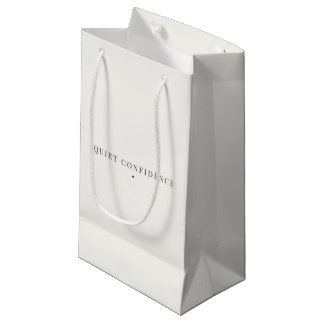 Sac Cadeau Minimaliste Confiance Discrète