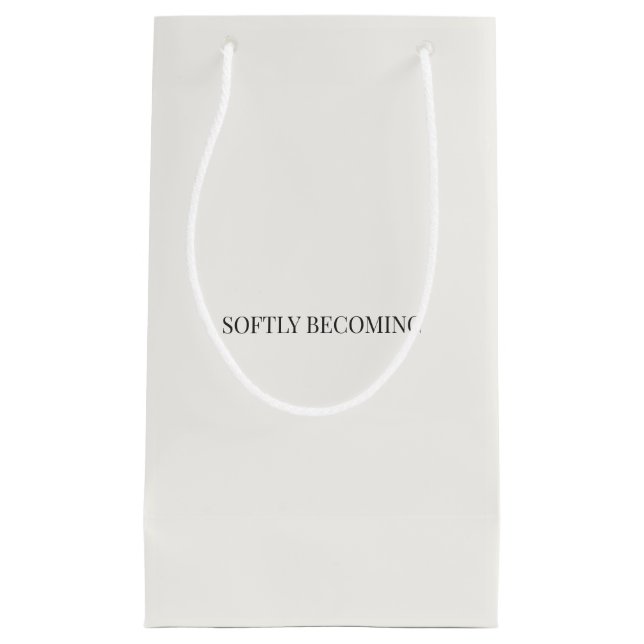 Sac Cadeau Minimaliste Devenir Douce  (Devant)