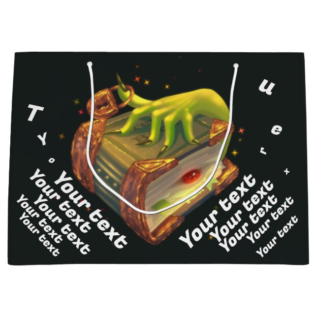 Sac cadeau modèle magique (Devant)