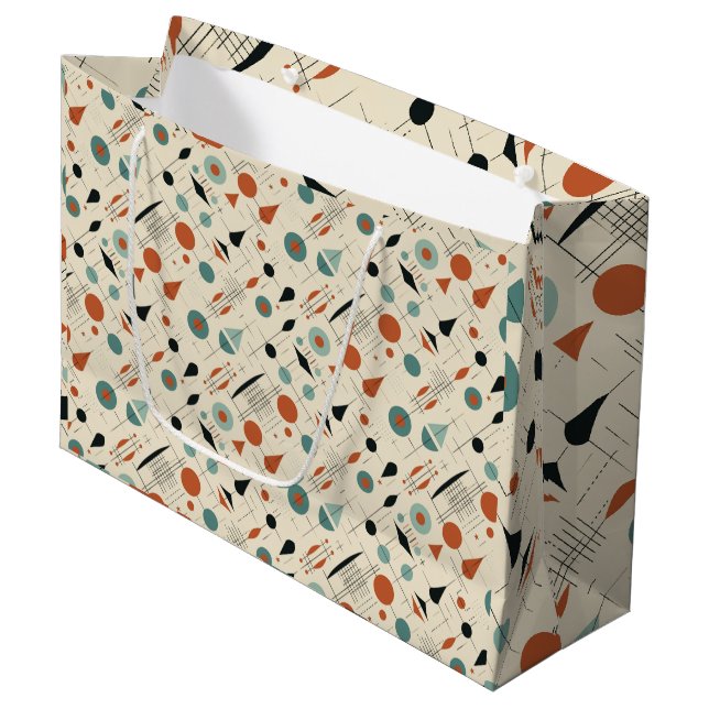 Sac cadeau moderne de style classique du milieu du (Devant Angle)