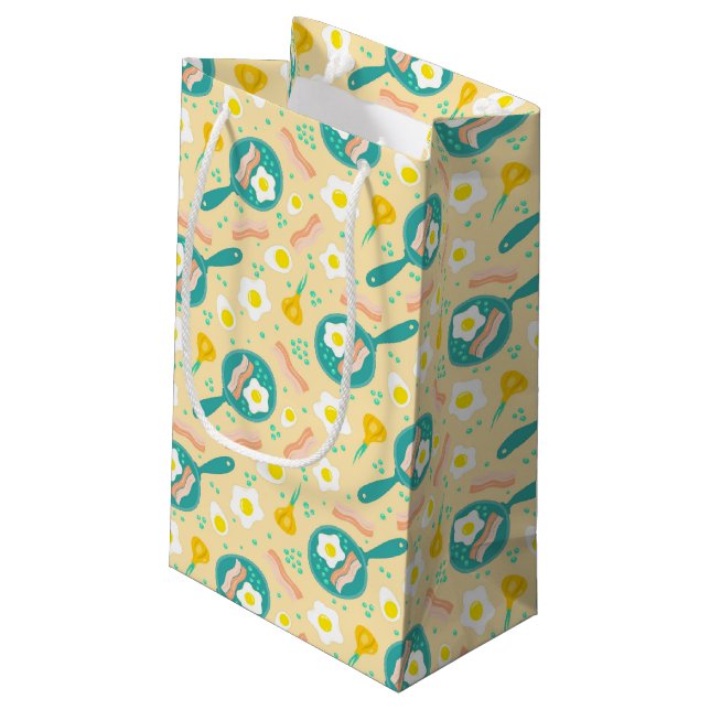 Sac Cadeau Motif de petit déjeuner (Dos Angle)