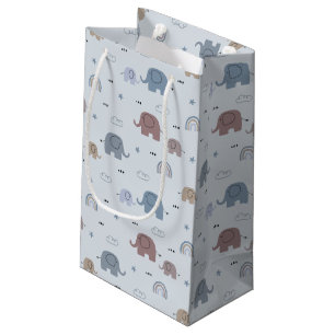 Sac cadeau Motif Maman & Baby Elephant