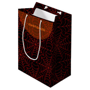 Sac cadeau Motif Web Black & Orange Spider