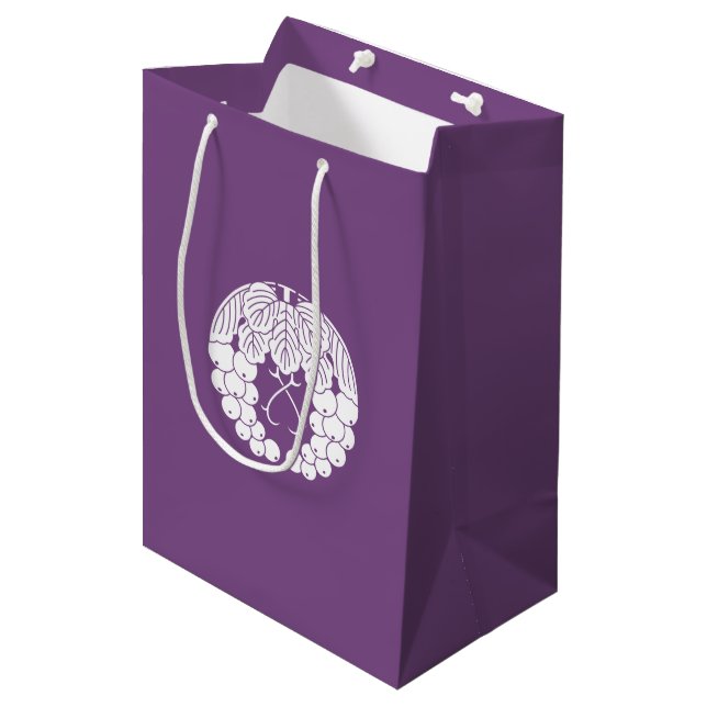 SAC CADEAU MOYEN 下り葡萄 (Devant Angle)