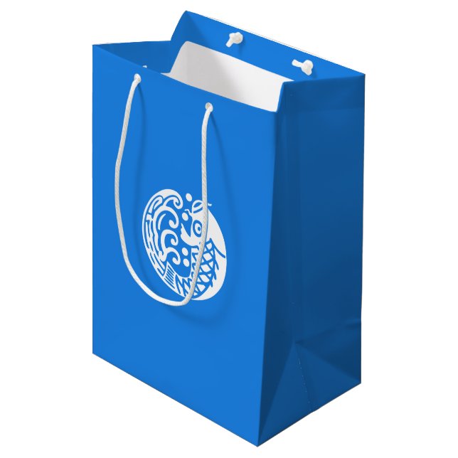 SAC CADEAU MOYEN 鯉に波 (Devant Angle)