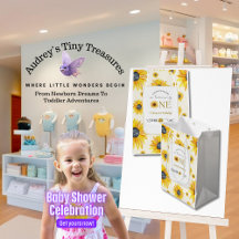 1er anniversaire de bébé - Notre petit tournesol